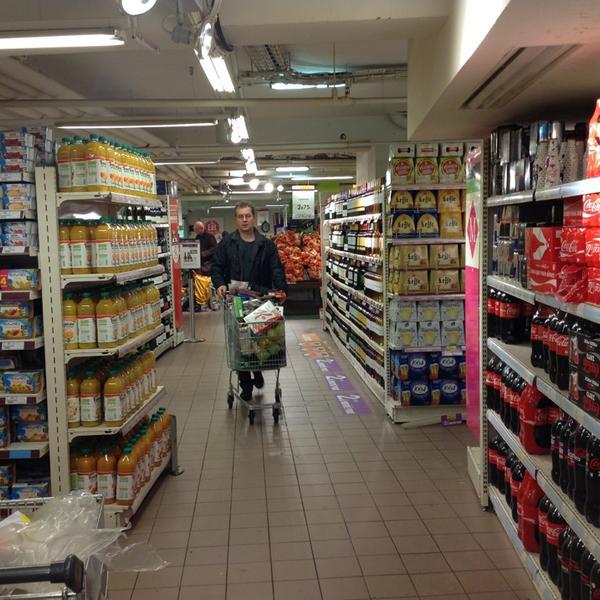 Photo taken at Monoprix by João Jorge A. on 10/11/2013