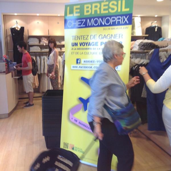 Photo taken at Monoprix by João Jorge A. on 6/7/2014