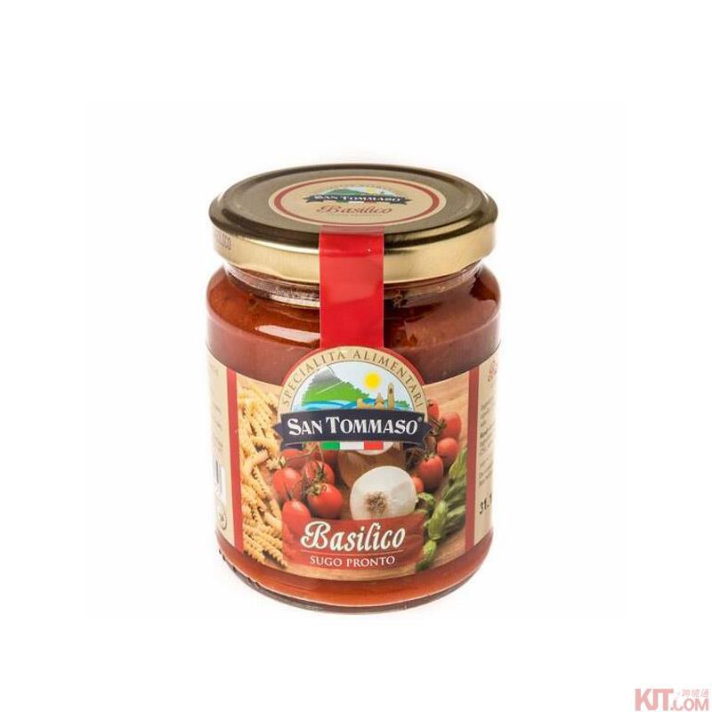 SAN Tommaso圣托马索罗勒风味番茄意面调味酱280g SAN Tommaso圣托马索罗勒风味番茄意面调味酱280g