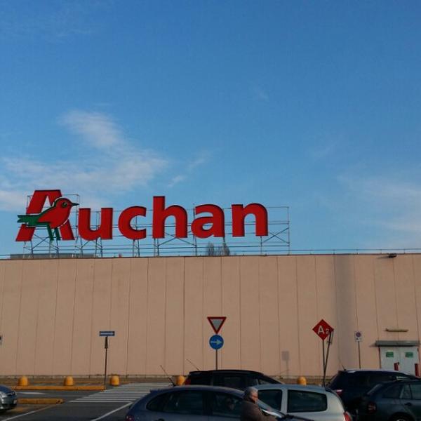 Photo taken at Auchan by Davide G. on 1/24/2014