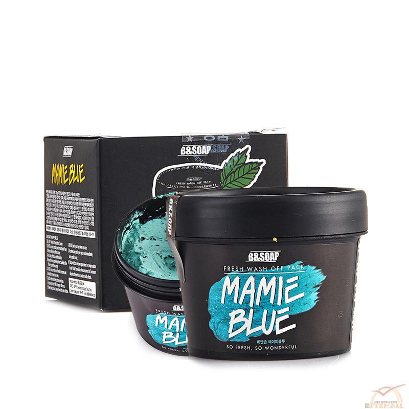 韩国进口清洁面膜-B SOAP Mamie Blue 阿凡达面膜 蓝精灵毛孔清洁面膜 韩国进口清洁面膜-B SOAP Mamie Blue 阿凡达面膜 蓝精灵毛孔清洁面膜