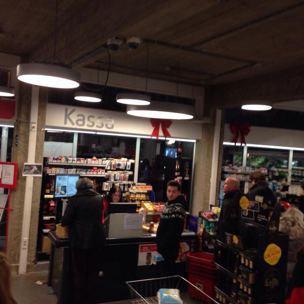 Photo taken at Proxy Delhaize by Peter L. on 12/31/2014