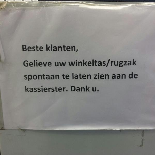 Photo taken at Proxy Delhaize by Stefaan V. on 11/3/2014