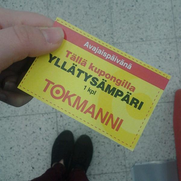 Photo taken at Tokmanni by Iida-Kaisa T. on 4/10/2014-西南芬兰区图尔库维拉瑞银路8 Photo taken at Tokmanni by Iida-Kaisa T. on 4/10/2014