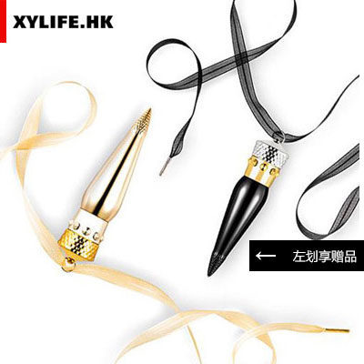 Christian Louboutin萝卜丁女王权杖口红唇膏CL限量版黑管金管 Christian Louboutin萝卜丁女王权杖口红唇膏CL限量版黑管金管