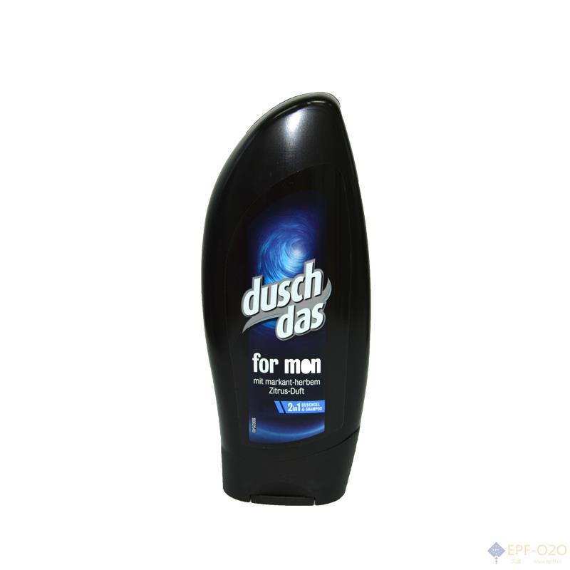 dusch das 男士沐浴露 独特浓郁柑橘香味 洗发沐浴二合一(黑色)