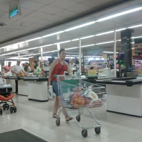 Photo taken at Mercadona by Victor A. on 6/27/2012