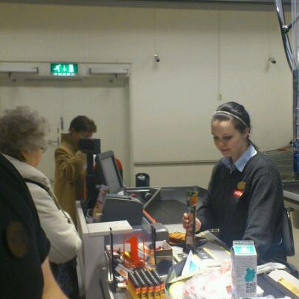 Photo taken at Meny Sarpsborg by Pål G. on 3/15/2012