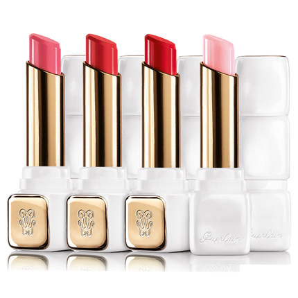 Guerlain/娇兰口红KISSKISS亲亲法式之吻白管玫瑰润唇膏