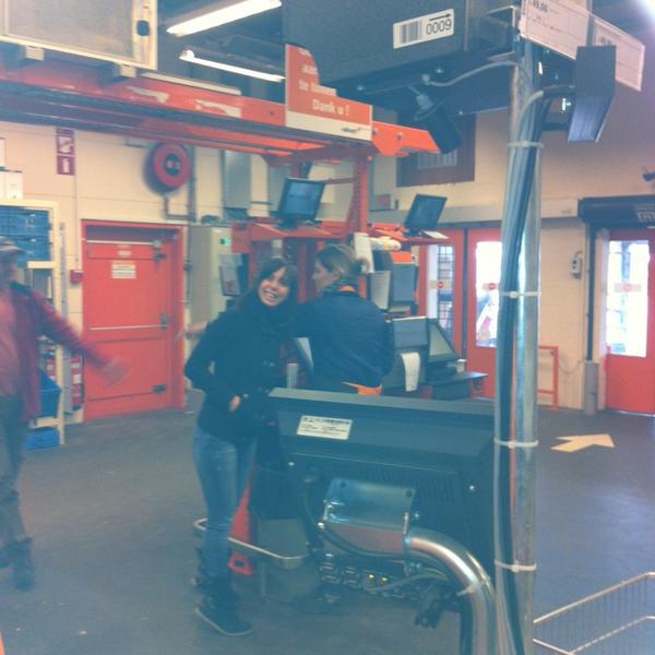 Photo taken at Colruyt by Melissa F. on 2/28/2013