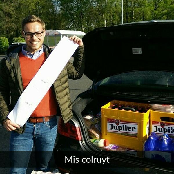 Photo taken at Colruyt by Dag V. on 4/30/2015