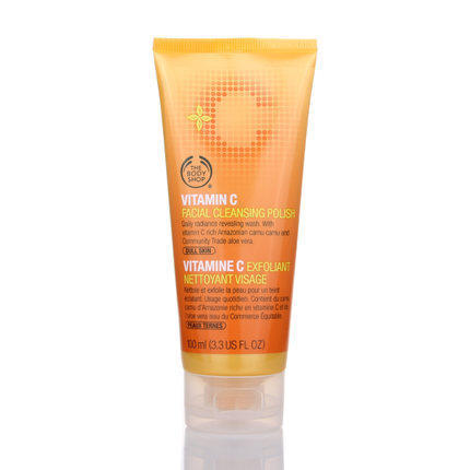 The Body Shop 维他命C/VC再生美白活肤洁面胶 洗面奶100ml