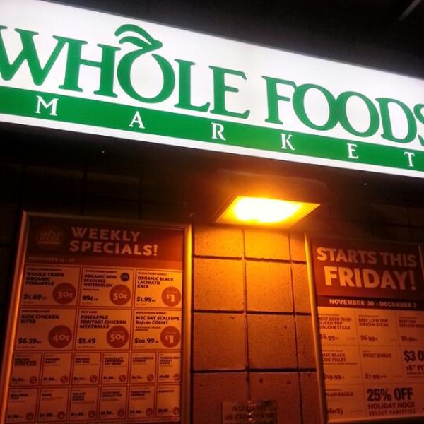 Photo taken at Whole Foods Market by Mitch C. on 11/29/2012-加利福尼亚州圣地亚哥市学府大道(在第7大道)711 Photo taken at Whole Foods Market by Mitch C. on 11/29/2012