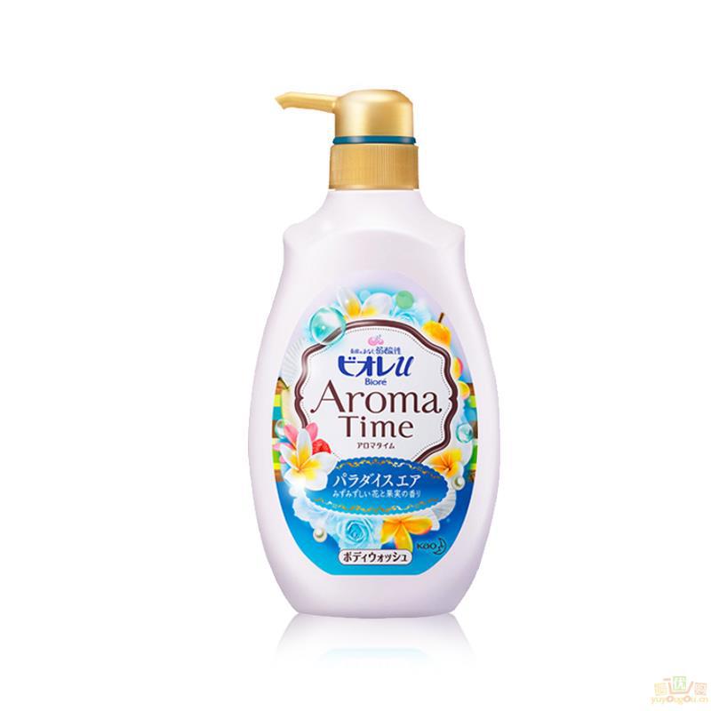 日本进口弱酸沐浴露-花王碧柔Aroma Time弱酸性沐浴露 清新花果香蓝色 日本进口弱酸沐浴露-花王碧柔Aroma Time弱酸性沐浴露 清新花果香蓝色