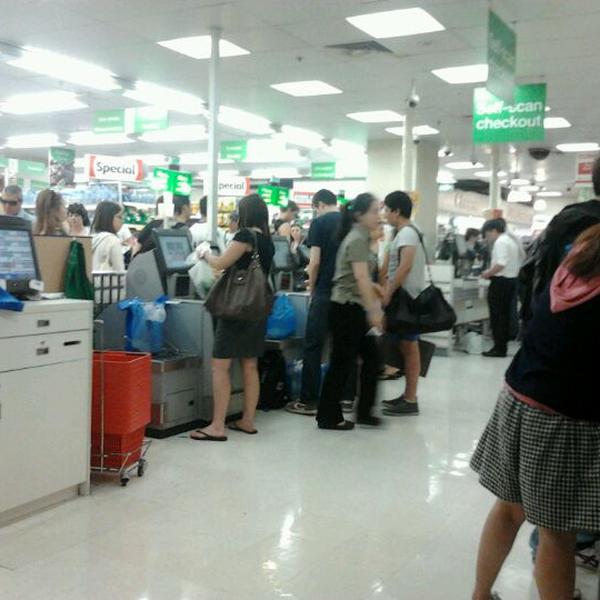 Photo taken at Coles Central by Karina L. on 11/14/2011