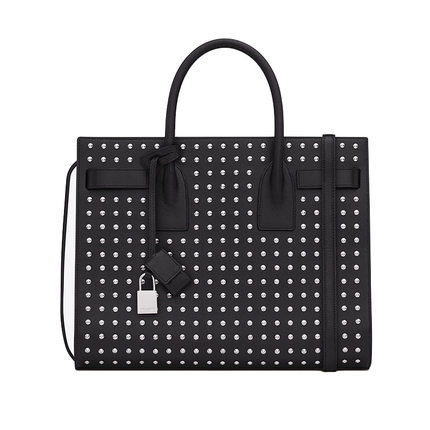 正品直邮YSL圣罗兰16新款黑色真皮女包时尚单肩斜挎包45234490ge