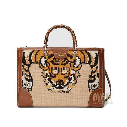 正品直邮Gucci古奇2016新款女包时尚竹节双提手单肩包323658GOT1G