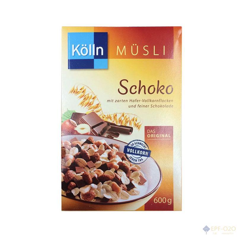 Kolln康陇麦 巧克力坚果燕麦脆片 混合麦片 600g
