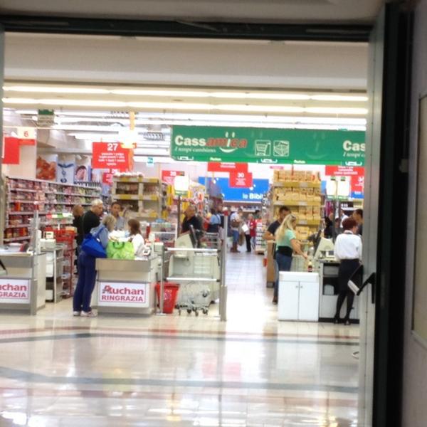 Photo taken at Auchan Casal Bertone by Leo on 10/6/2013