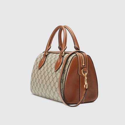 Gucci/古奇gucci女包15新款小号拼接手提枕头包409529 KLQHG 8526