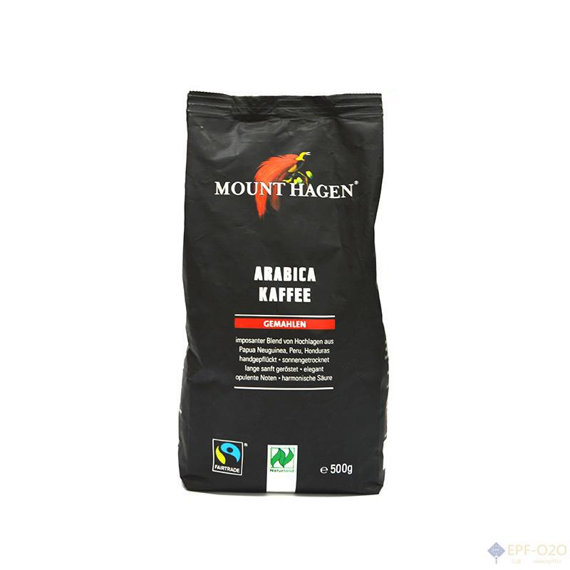 Mount Hagen 阿拉比卡咖啡粉 冻干纯黑免煮速溶咖啡 500g
