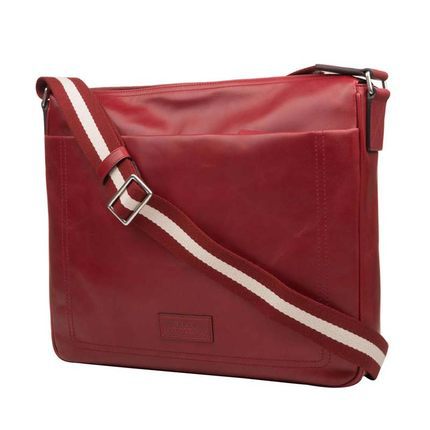 Bally/巴利男包 香港现货2015新款红休闲通勤单肩斜挎包TELLERMD