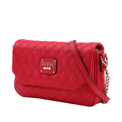 Guess/盖尔斯女包 新品女士红色菱格链条单肩包小包HWVG5047210 Guess/盖尔斯女包 新品女士红色菱格链条单肩包小包HWVG5047210