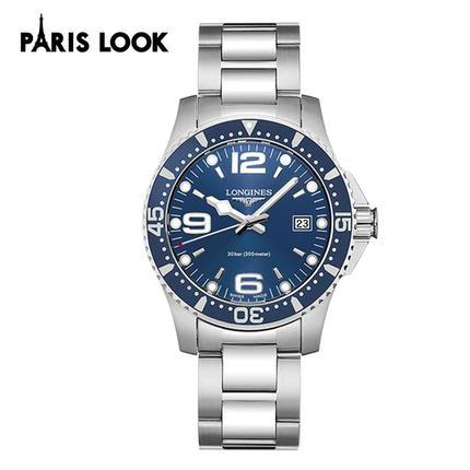 浪琴Longines手表 康卡斯系列潮流机械男士手表 L3.641.4.96.6