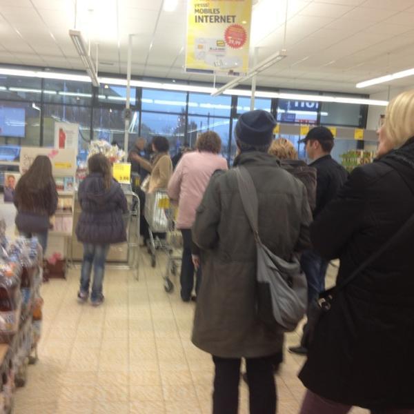 Photo taken at Hofer by austrianpsycho on 11/26/2012