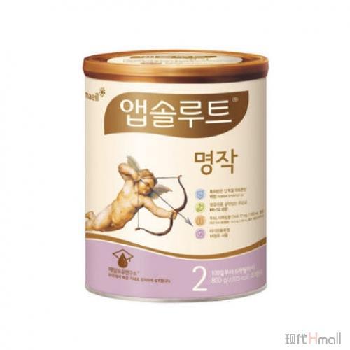 韩国进口婴儿配方奶粉2段-Maeil(每日) 金典名作奶粉 婴儿配方奶粉 2段 800g*1罐