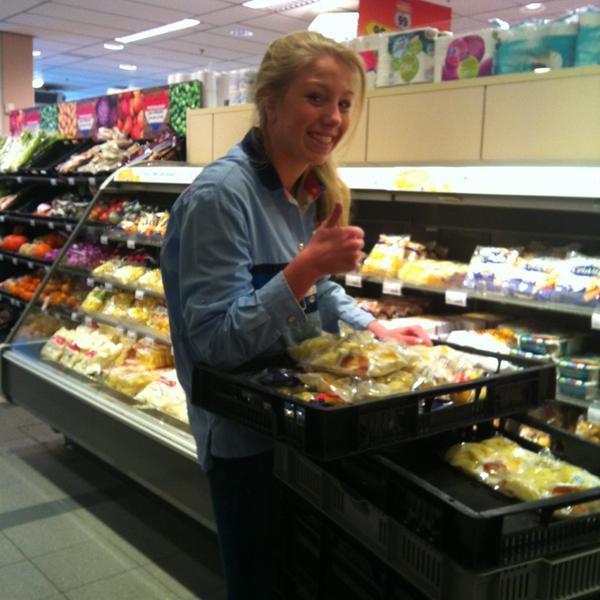 Photo taken at Albert Heijn by Vienna on 4/5/2013