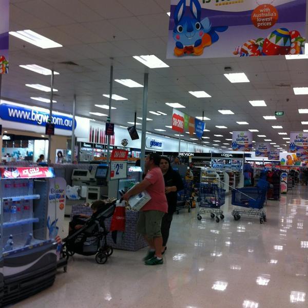 Photo taken at Big W by Phuong H. on 3/15/2013