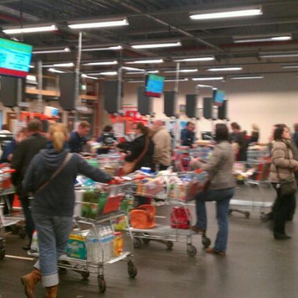 Photo taken at Colruyt by Robert G. on 4/7/2012