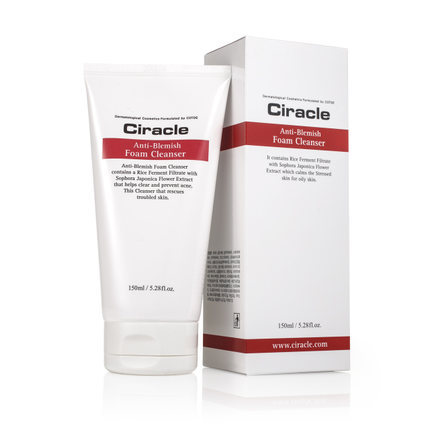 韩国稀拉克儿Ciracle 女补水保湿去角质控油洗面奶洁面乳 150ml
