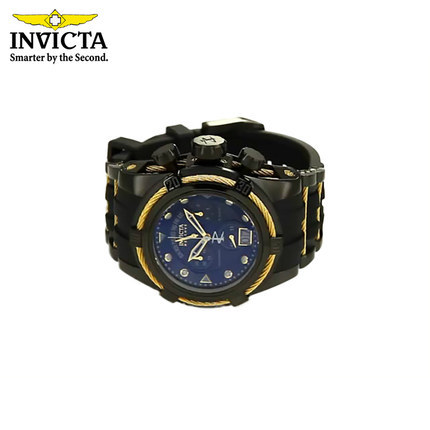 INVICTA男士高端运动石英手表大表盘蓝宝石防水橡胶表带海外正品