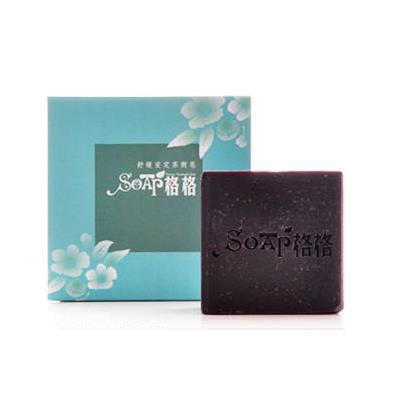 格格手工皂-黑头清爽竹炭皂