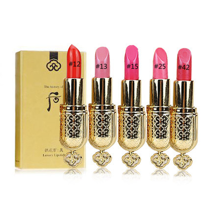 韩国 whoo 后 共振享 美 奢华皇后之吻金艳口红唇膏 多色 韩国 whoo 后 共振享 美 奢华皇后之吻金艳口红唇膏 多色