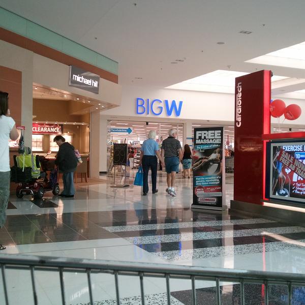 Photo taken at Big W by Ray C. on 3/18/2012-南澳洲海滨路柱廊购物中心Big W超市 Photo taken at Big W by Ray C. on 3/18/2012