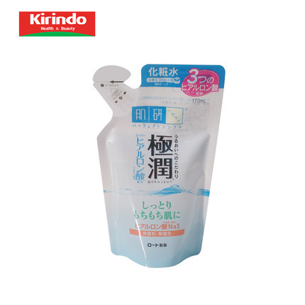 Kirindo 日本乐敦肌研极润玻尿酸保湿抗衰化妆爽肤水170ml 替换装