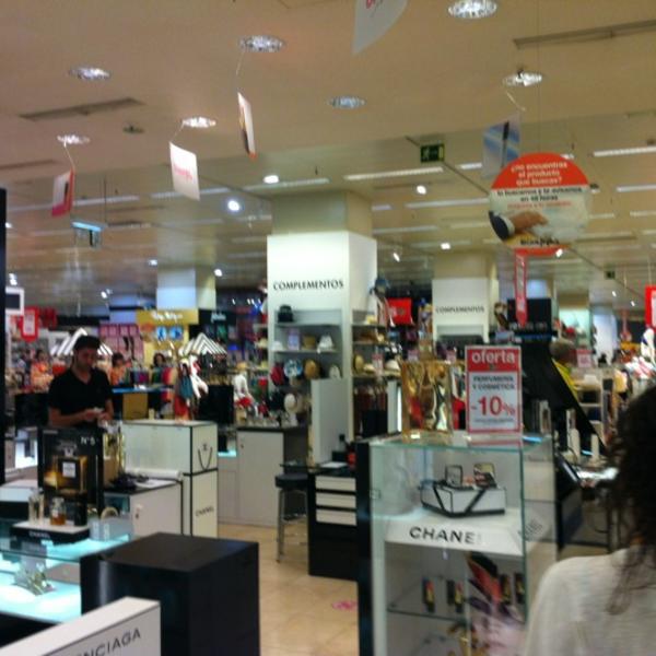 Photo taken at El Corte Inglés by Albert M. on 7/11/2012