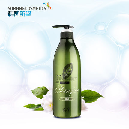 韩国SOMANG/所望 海娜花洗发露720ml 去屑柔顺控油 洗发水 直邮