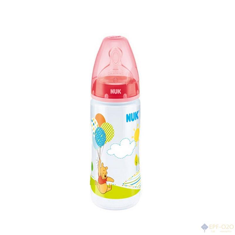 NUK 宽口径PP塑料奶瓶小维尼熊图案 红色 NUK 宽口径PP塑料奶瓶小维尼熊图案 红色