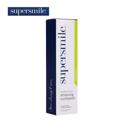 Supersmile美国原装专业去烟渍祛牙渍美白牙膏119g青苹果味直邮 Supersmile美国原装专业去烟渍祛牙渍美白牙膏119g青苹果味直邮