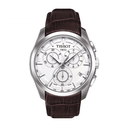 【香港直邮】TISSOT天梭库图系列石英皮带男表T035.617.16.031.00