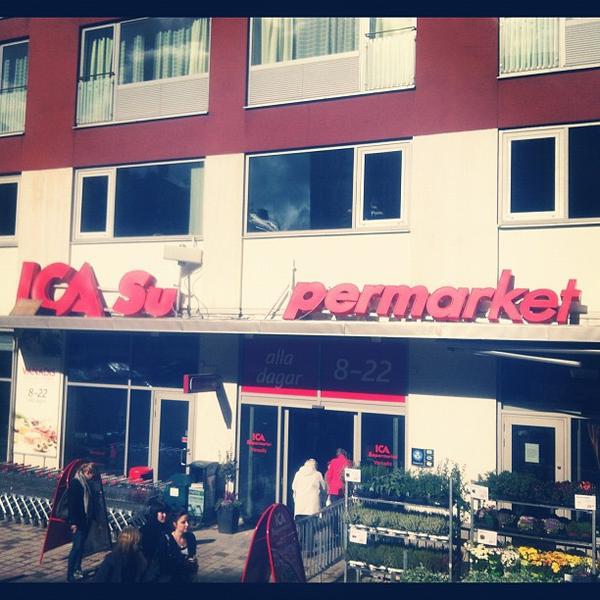 Photo taken at ICA Supermarket by Carl L. on 9/20/2012