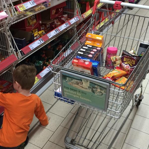 Photo taken at Kaufland by Peter D. on 4/23/2014