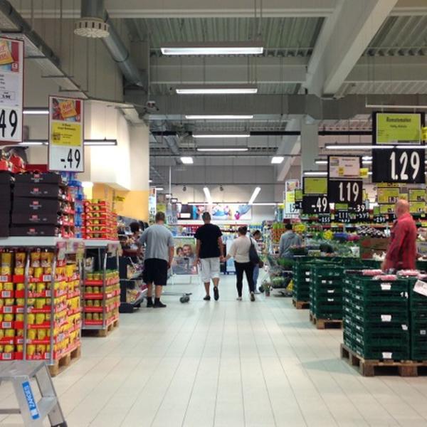 Photo taken at Kaufland by Patrick P. on 7/31/2013