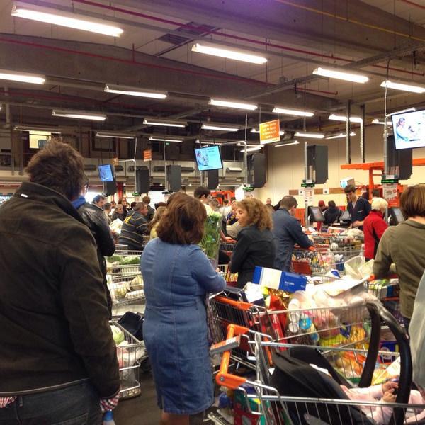 Photo taken at Colruyt by Nele S. on 5/18/2013