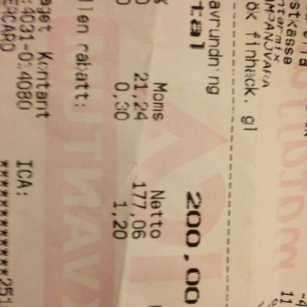 Photo taken at ICA Kvantum by Ann-Cathrin N. on 10/11/2013