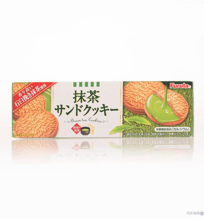 日本Furuta富璐达浓厚抹茶夹心曲奇饼干